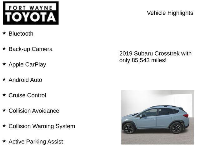 used 2019 Subaru Crosstrek car, priced at $16,216