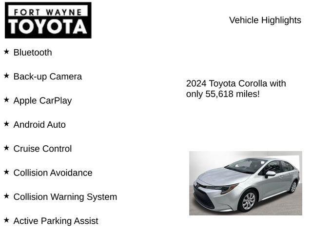 used 2024 Toyota Corolla car, priced at $19,947