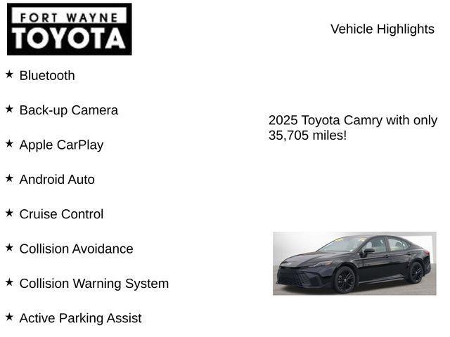 used 2025 Toyota Camry car, priced at $30,031