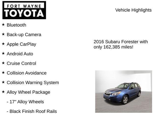 used 2016 Subaru Forester car, priced at $8,489