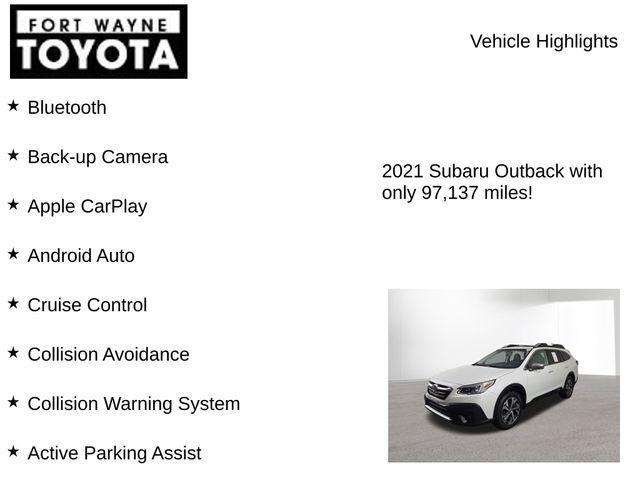 used 2021 Subaru Outback car, priced at $20,228