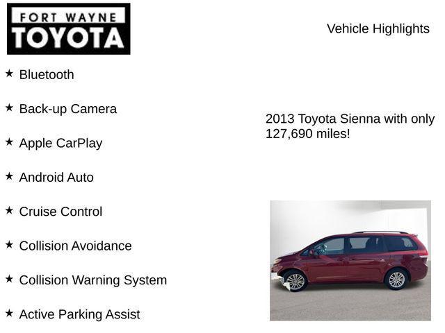 used 2013 Toyota Sienna car, priced at $13,560