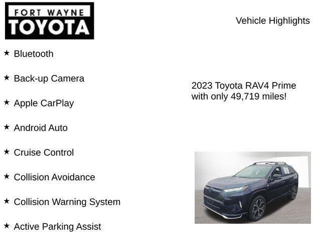 used 2023 Toyota RAV4 Prime car, priced at $37,790