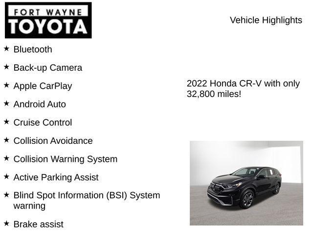 used 2022 Honda CR-V car, priced at $27,962