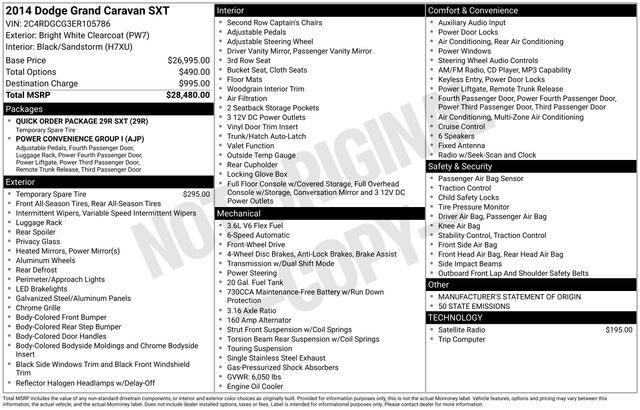 used 2014 Dodge Grand Caravan car, priced at $7,915