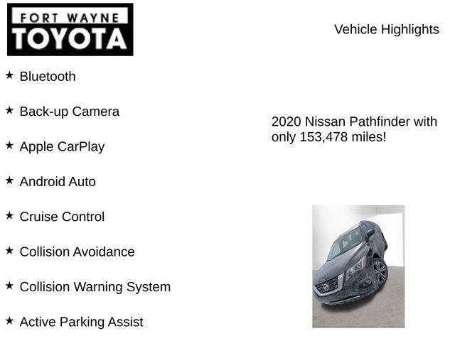 used 2020 Nissan Pathfinder car, priced at $12,964