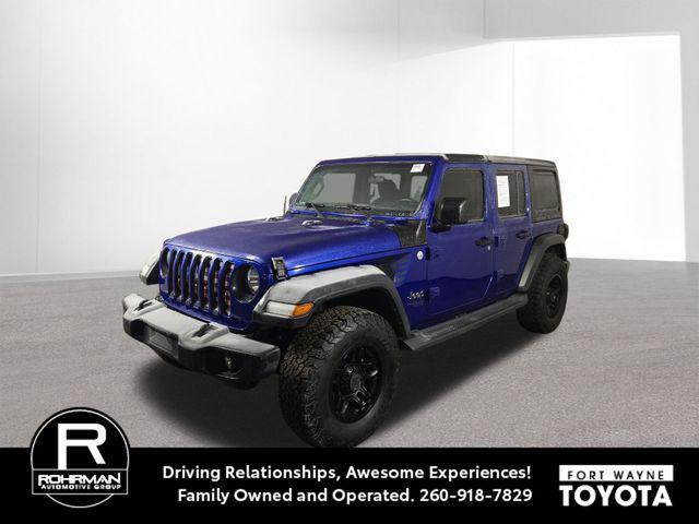 used 2018 Jeep Wrangler Unlimited car, priced at $21,300