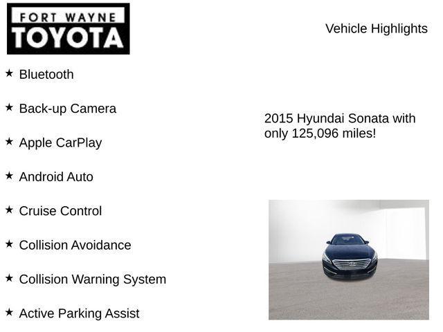used 2015 Hyundai Sonata car, priced at $7,455