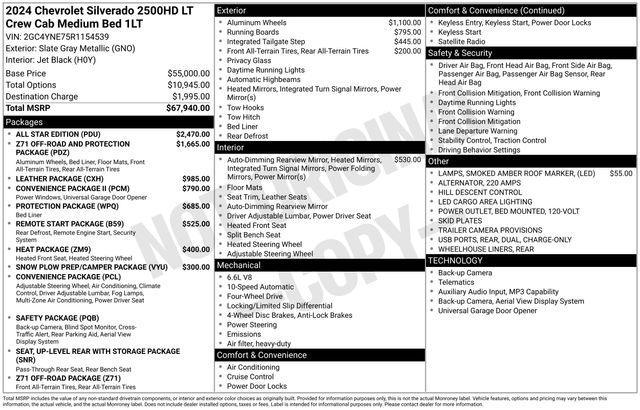 used 2024 Chevrolet Silverado 2500 car, priced at $52,410