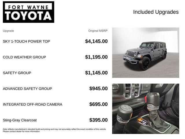 used 2022 Jeep Wrangler Unlimited 4xe car, priced at $29,680