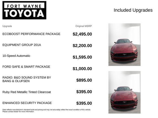 used 2019 Ford Mustang car, priced at $22,842