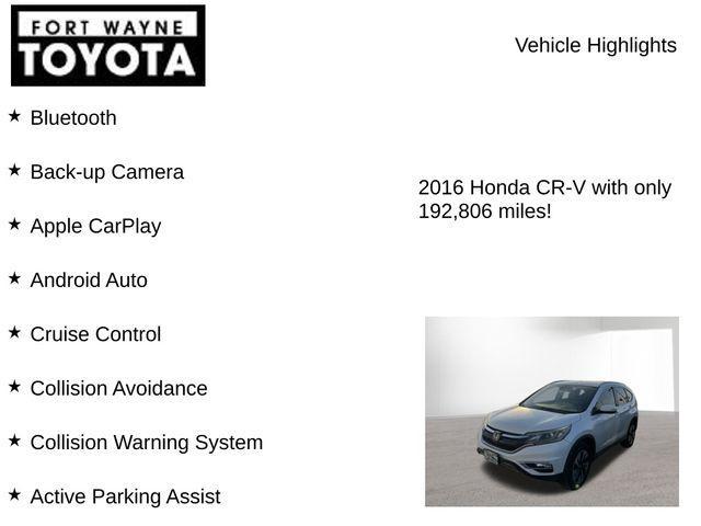 used 2016 Honda CR-V car, priced at $11,361