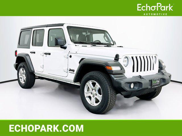 used 2022 Jeep Wrangler Unlimited car, priced at $27,987