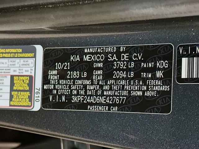 used 2022 Kia Forte car, priced at $14,487