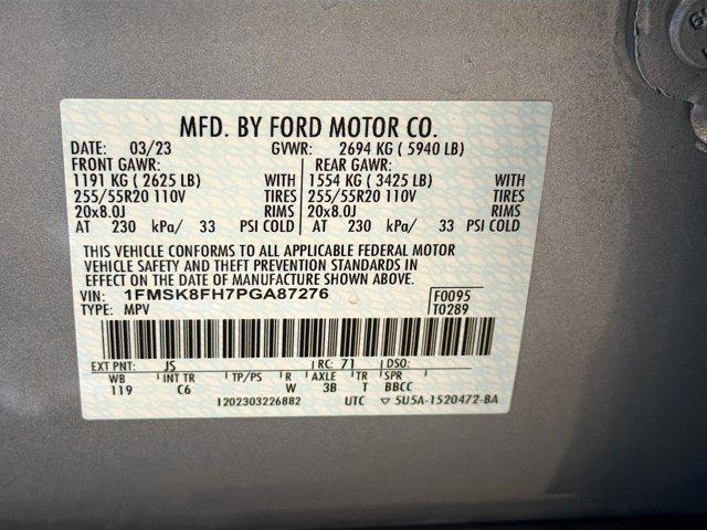 used 2023 Ford Explorer car, priced at $29,987