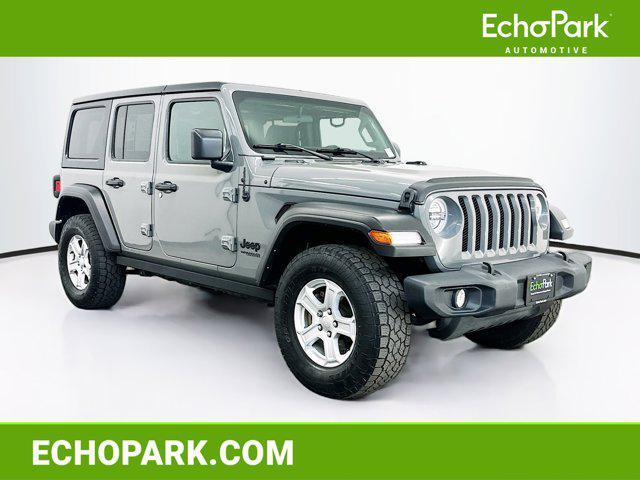 used 2022 Jeep Wrangler Unlimited car, priced at $24,487