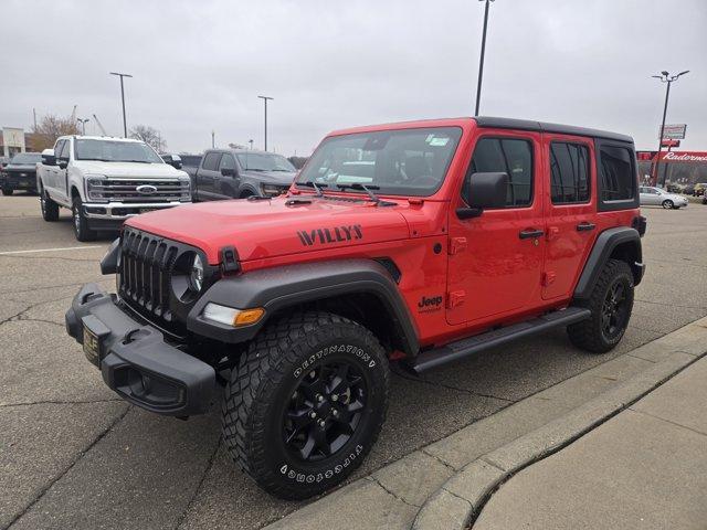 used 2022 Jeep Wrangler Unlimited car, priced at $29,294