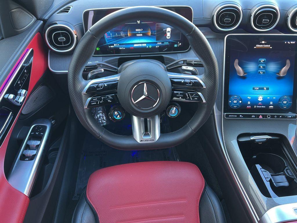 used 2024 Mercedes-Benz AMG C 43 car, priced at $53,884