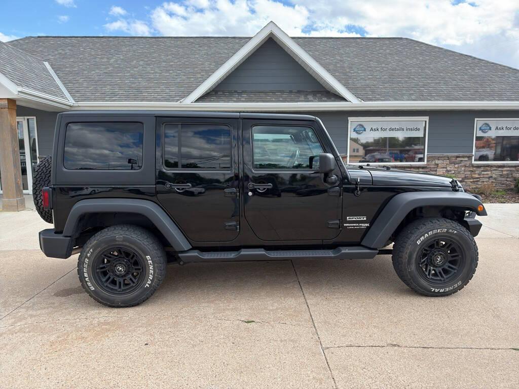 used 2018 Jeep Wrangler JK Unlimited car, priced at $24,988