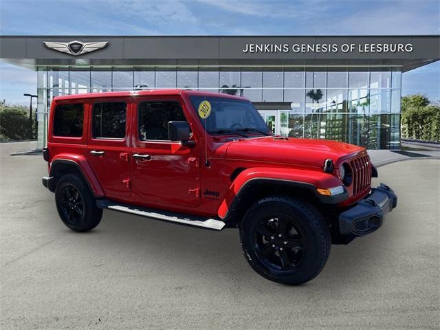 used 2021 Jeep Wrangler Unlimited car, priced at $33,991