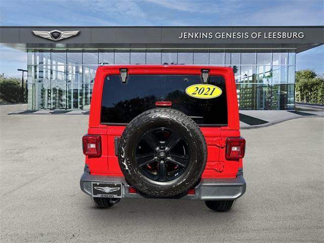 used 2021 Jeep Wrangler Unlimited car, priced at $33,991