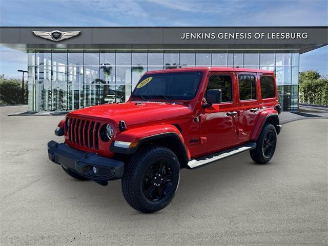 used 2021 Jeep Wrangler Unlimited car, priced at $33,991