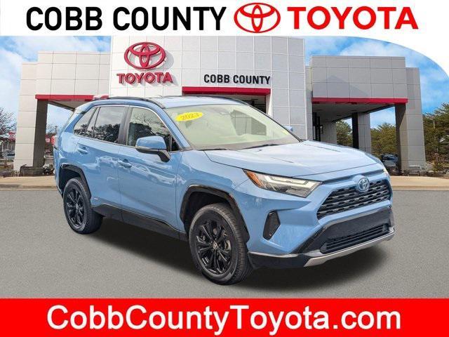 used 2023 Toyota RAV4 Hybrid car, priced at $29,477