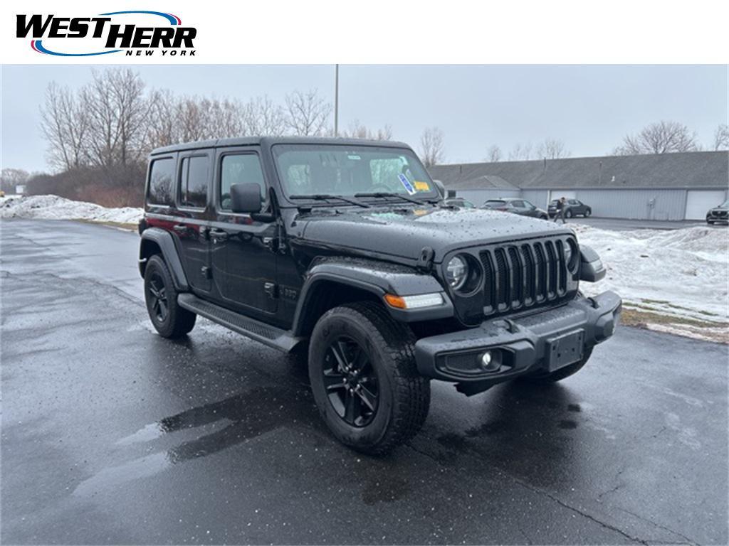 used 2021 Jeep Wrangler Unlimited car, priced at $27,326