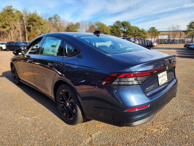 new 2025 Honda Accord car, priced at $31,755