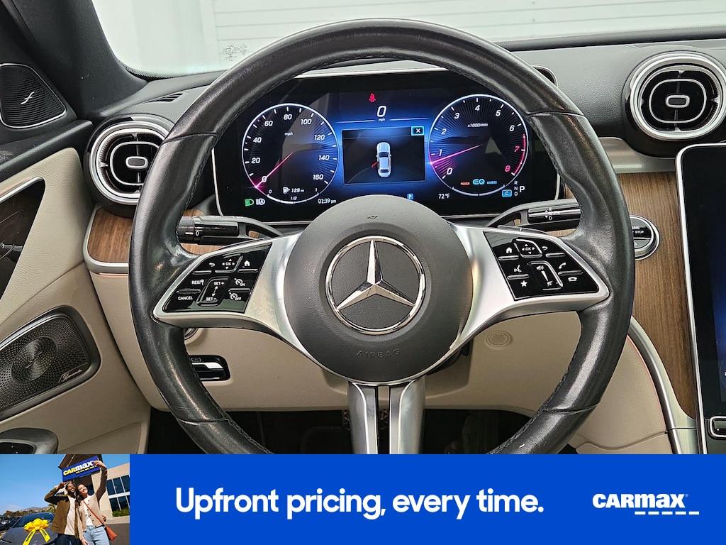 used 2022 Mercedes-Benz C-Class car, priced at $32,998
