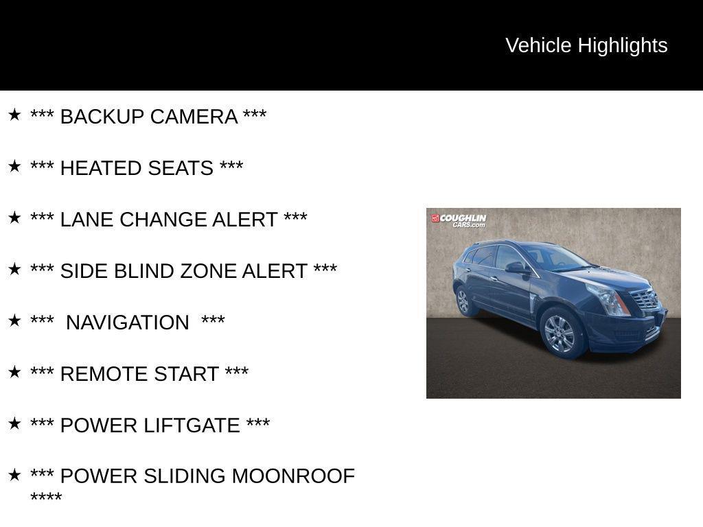 used 2015 Cadillac SRX car, priced at $8,410