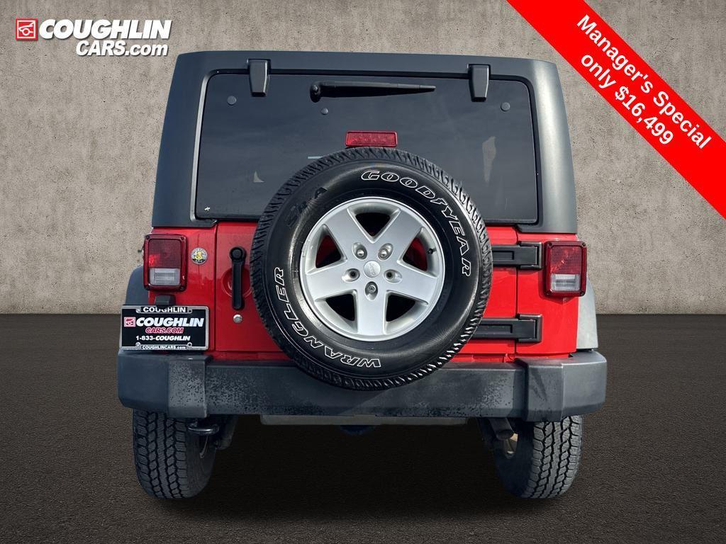 used 2015 Jeep Wrangler Unlimited car, priced at $16,499