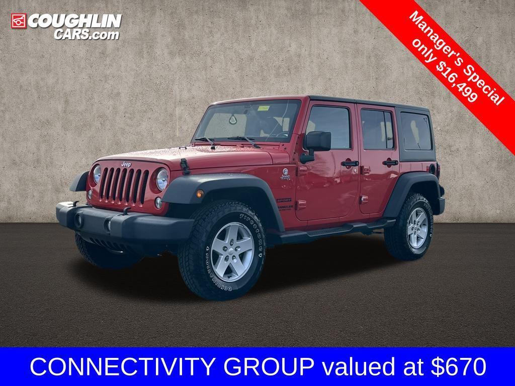 used 2015 Jeep Wrangler Unlimited car, priced at $16,499