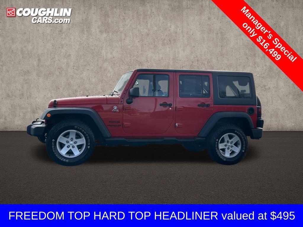 used 2015 Jeep Wrangler Unlimited car, priced at $16,499