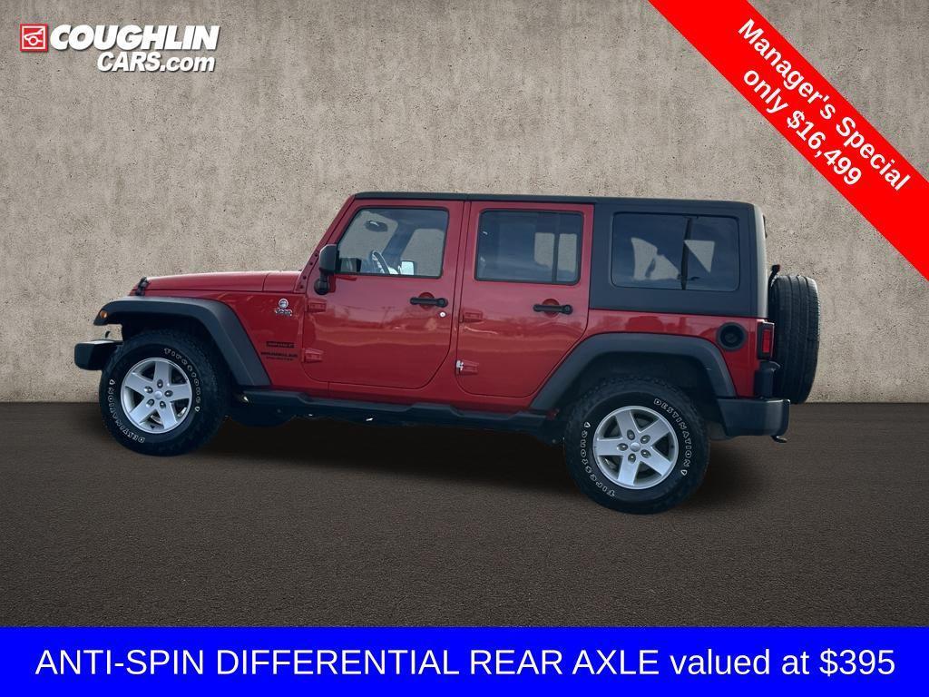 used 2015 Jeep Wrangler Unlimited car, priced at $16,499