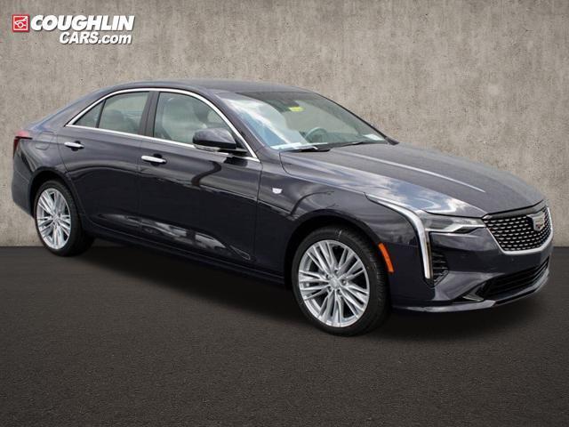 new 2025 Cadillac CT4 car, priced at $50,450