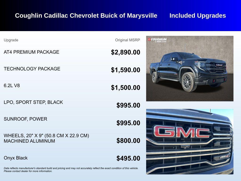 used 2022 GMC Sierra 1500 car, priced at $43,180