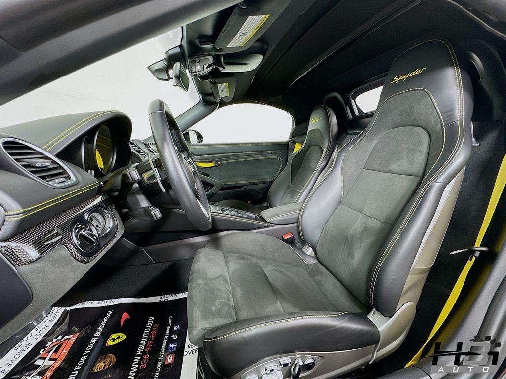 used 2022 Porsche 718 Spyder car, priced at $145,998