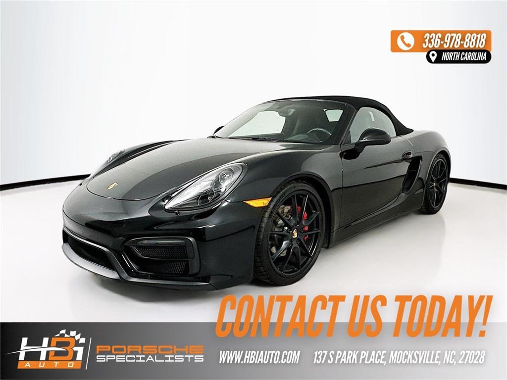 used 2016 Porsche Boxster car, priced at $76,998