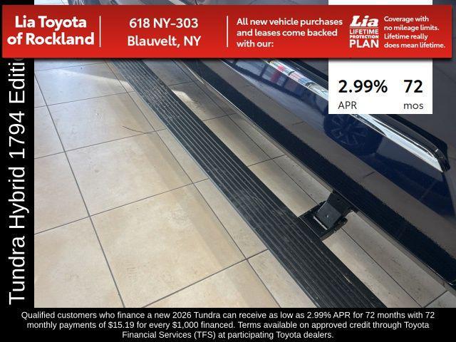 new 2026 Toyota Tundra Hybrid car, priced at $76,054