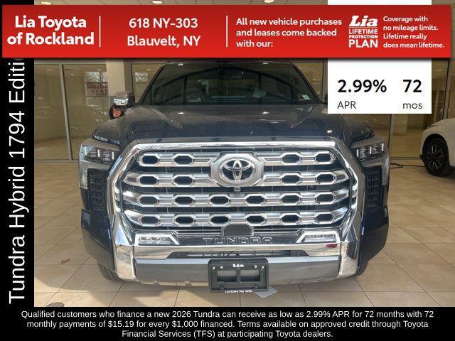 new 2026 Toyota Tundra Hybrid car, priced at $76,054