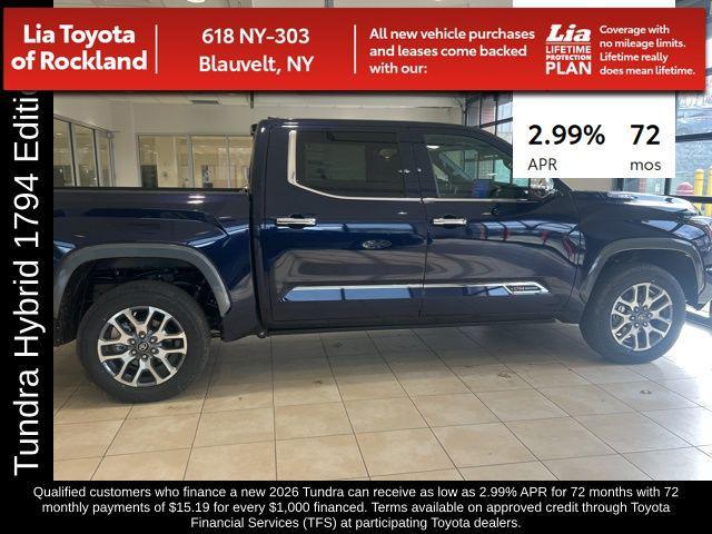 new 2026 Toyota Tundra Hybrid car, priced at $76,054