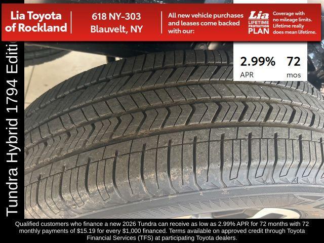 new 2026 Toyota Tundra Hybrid car, priced at $76,054