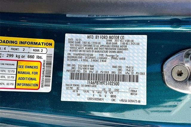 new 2026 Ford Mustang car, priced at $40,663