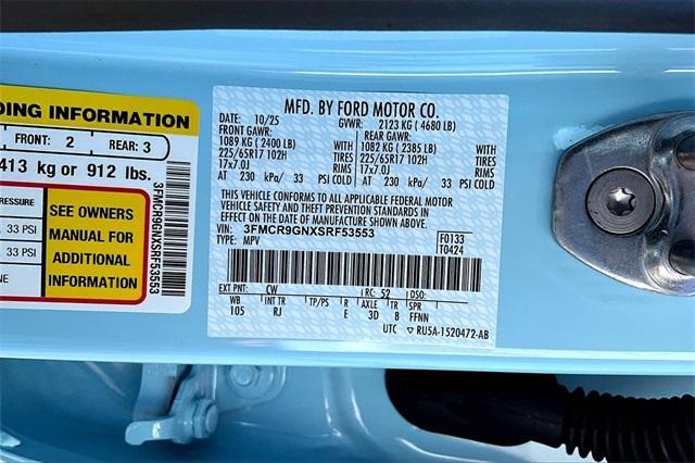 new 2025 Ford Bronco Sport car, priced at $34,356