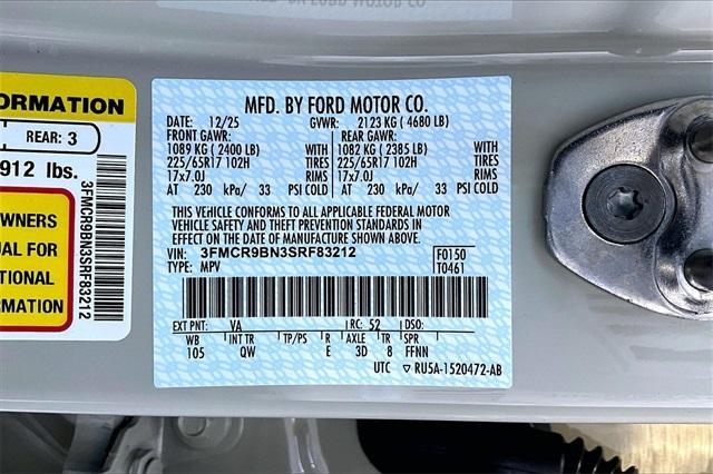 new 2025 Ford Bronco Sport car, priced at $31,110