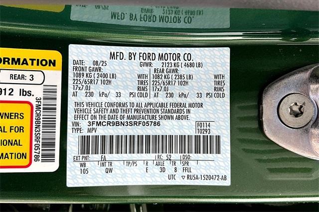 new 2025 Ford Bronco Sport car, priced at $34,400