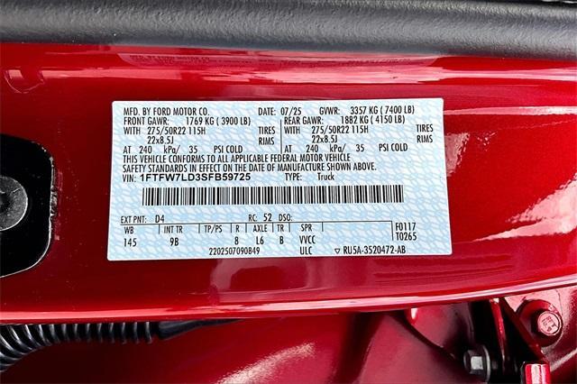new 2025 Ford F-150 car, priced at $74,477