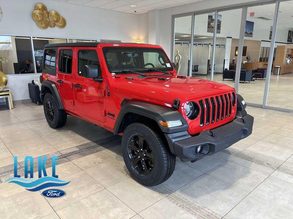 used 2021 Jeep Wrangler Unlimited car, priced at $29,377