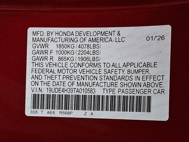 new 2026 Acura Integra car, priced at $37,845